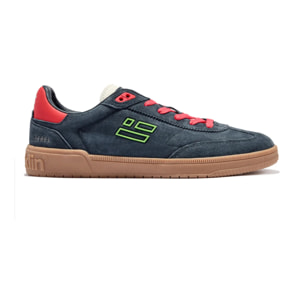 Zapatillas Bajas de Hombre Rebel Suede Azul Marino / Rojo