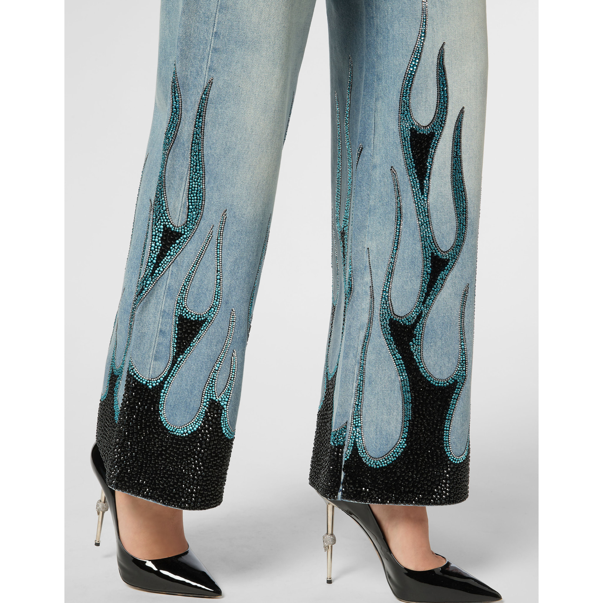 PHILIPP PLEIN Jeans Skater fit FLAME