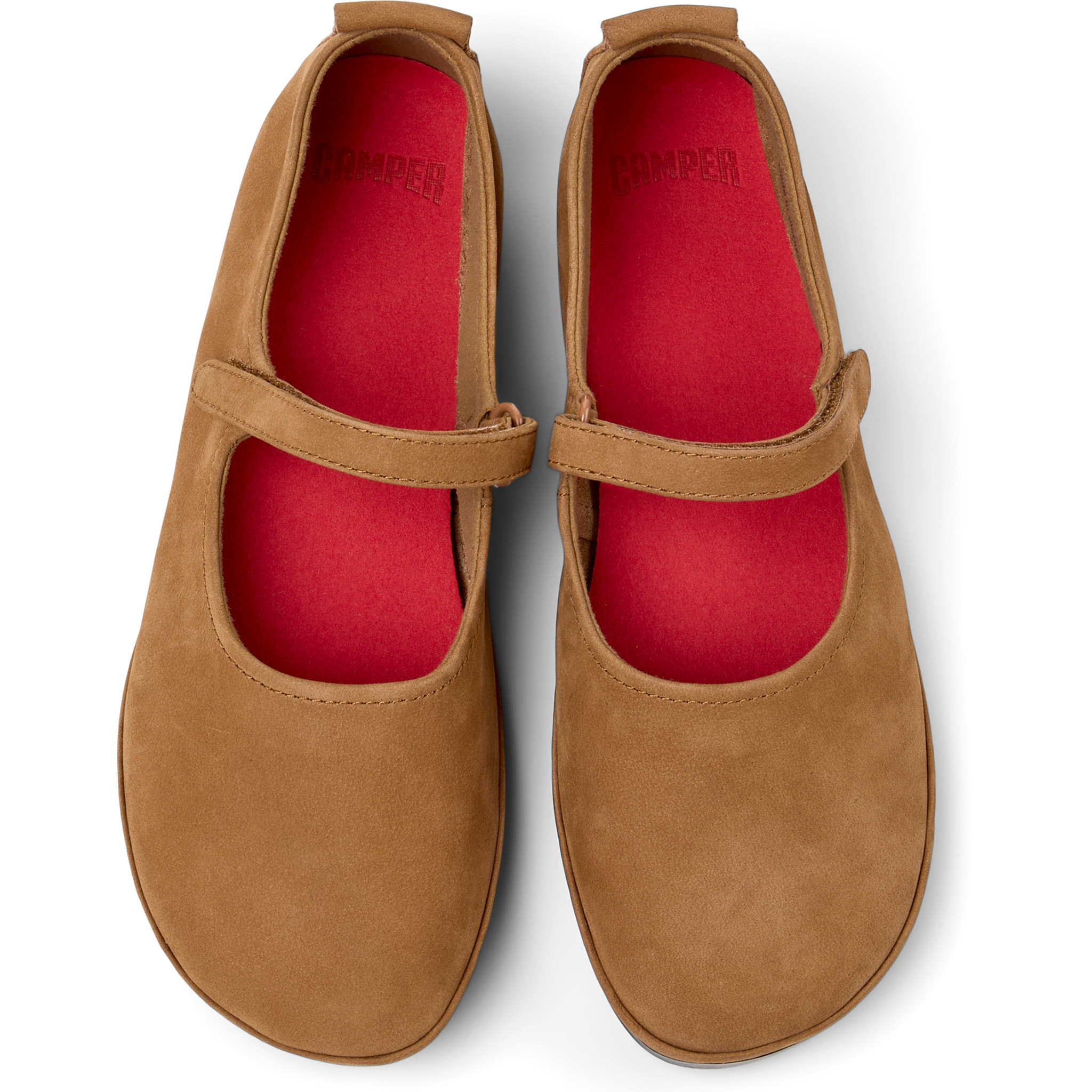 Bailarinas - CAMPER Right Nina - Marron - Nubuck