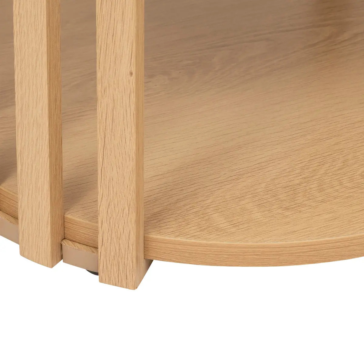 Table d'appoint ronde Slat 40x40x48cm