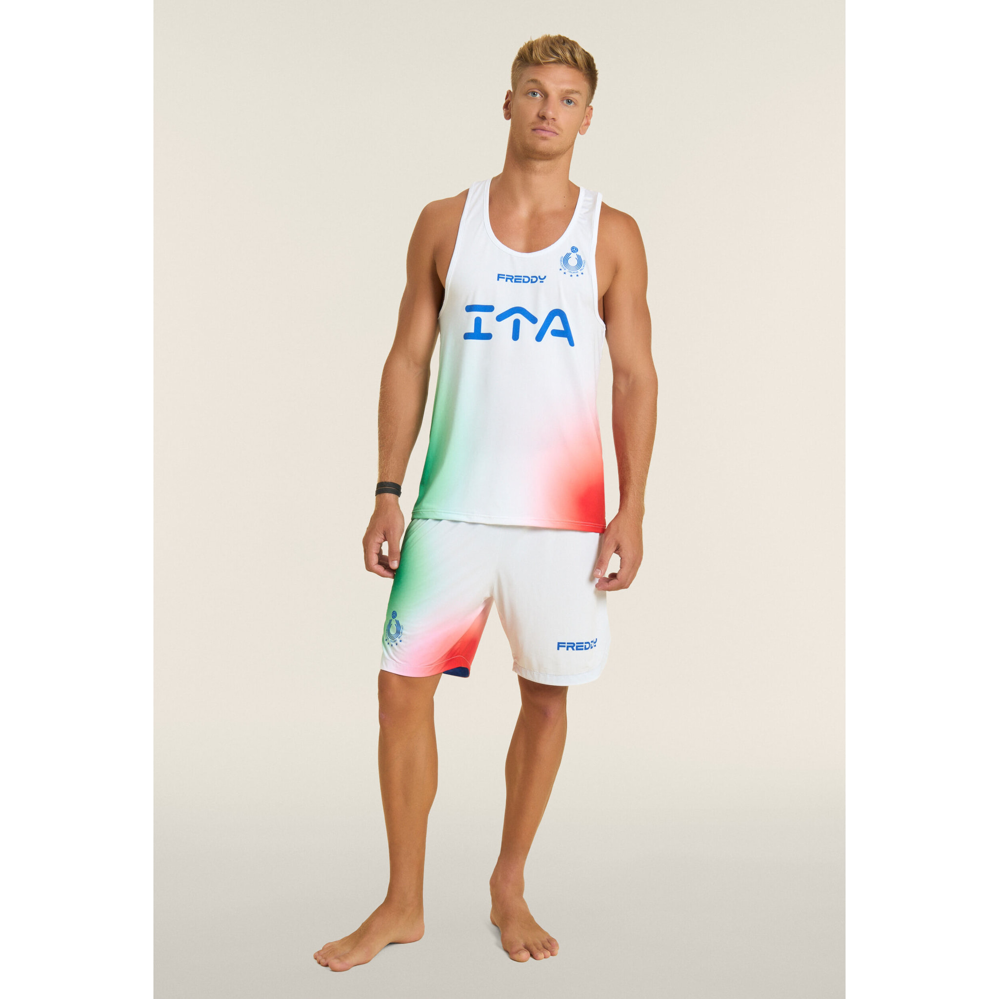 Canotta uomo Beach Volley Italia 2025/26 con protezione UV
