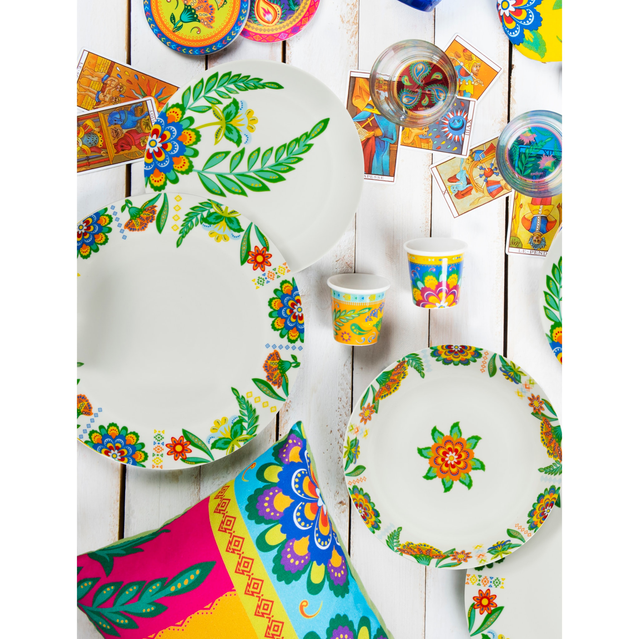 Set de 6 Verres Excelsa – Gipsy Soul, Verre Multicolore