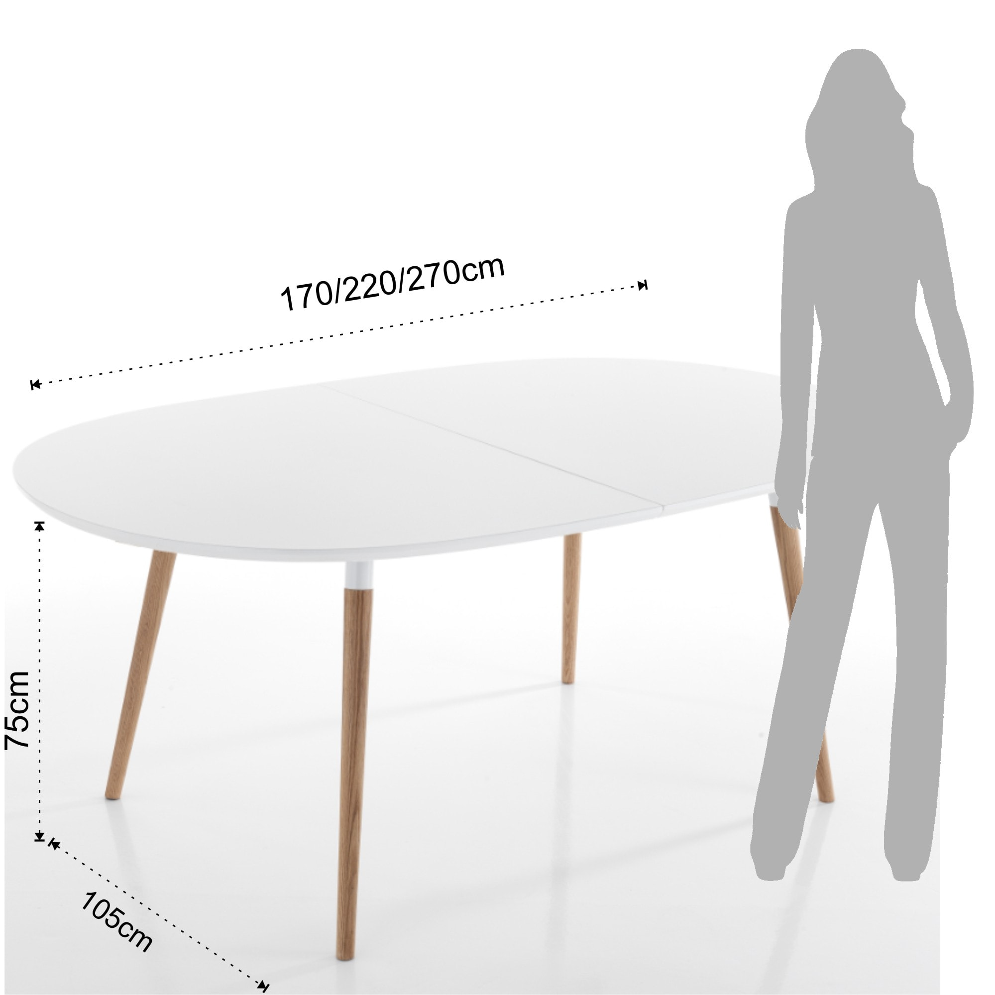 Tomasucci tavolo EGO WOOD multicolore