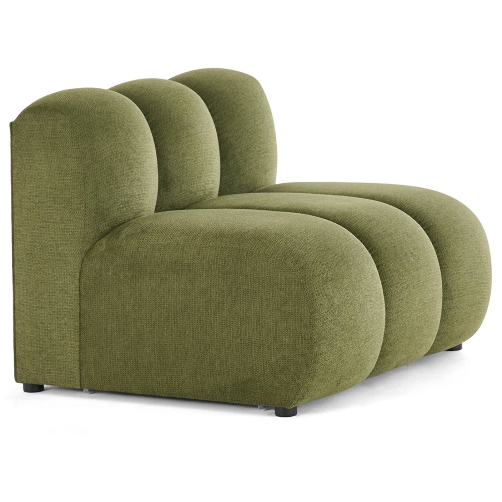 Debbie - module d'assise en tissu texturé - Vert