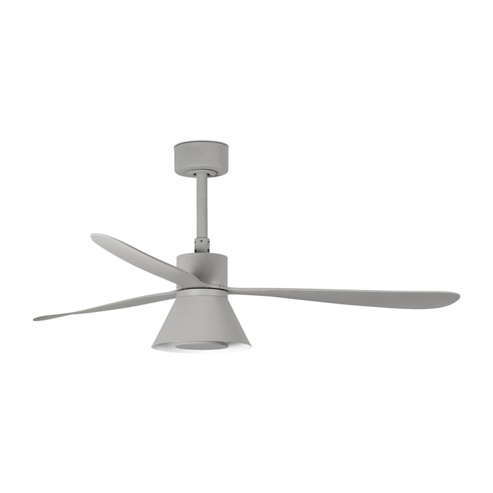 AMELIA L CONE LED ventilatore da soffitto grigio