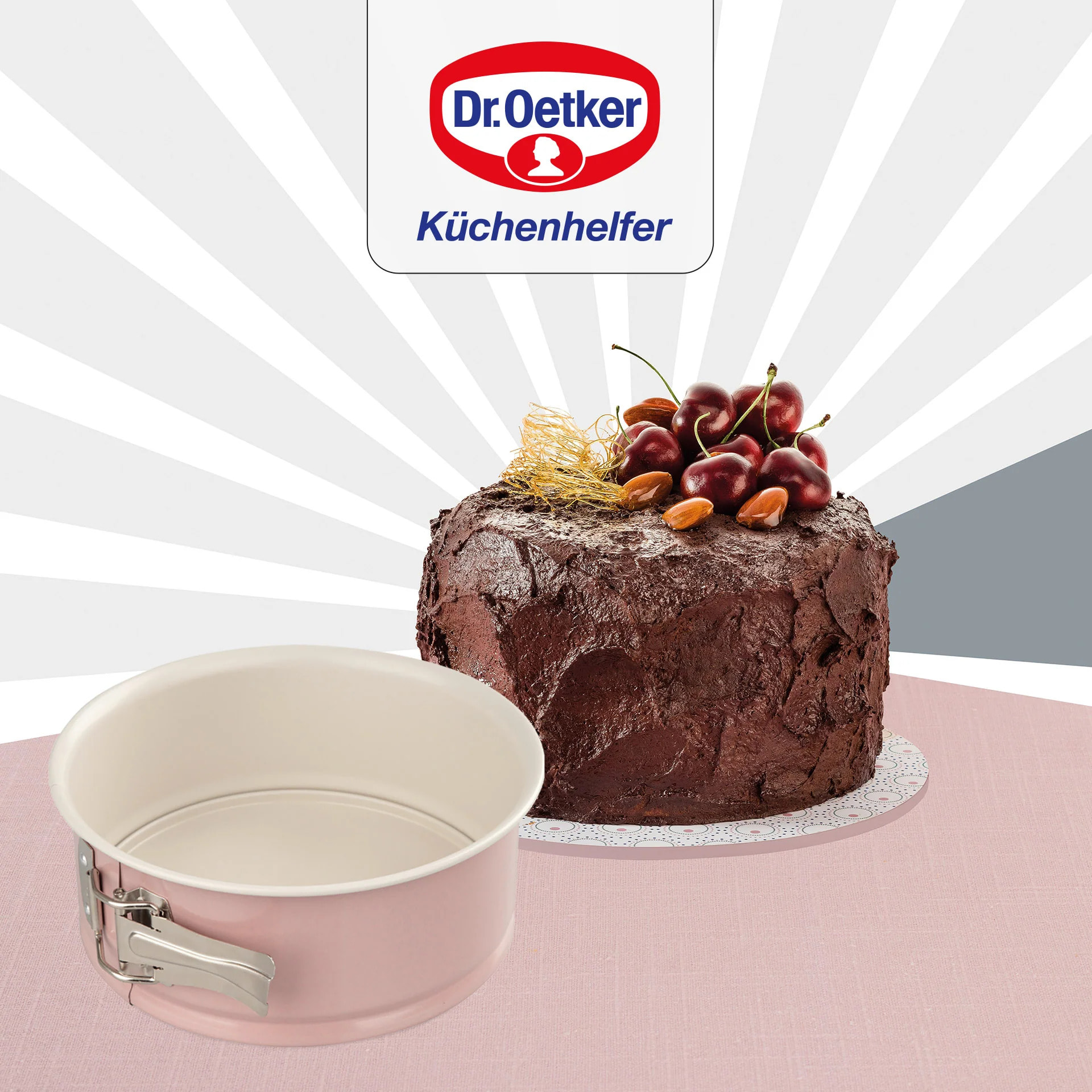 Moule à manqué à charnière Dr.Oetker Rétro