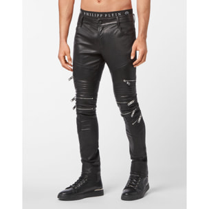 PHILIPP PLEIN Leather Trousers