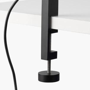 INVITING Lampe avec pince noire