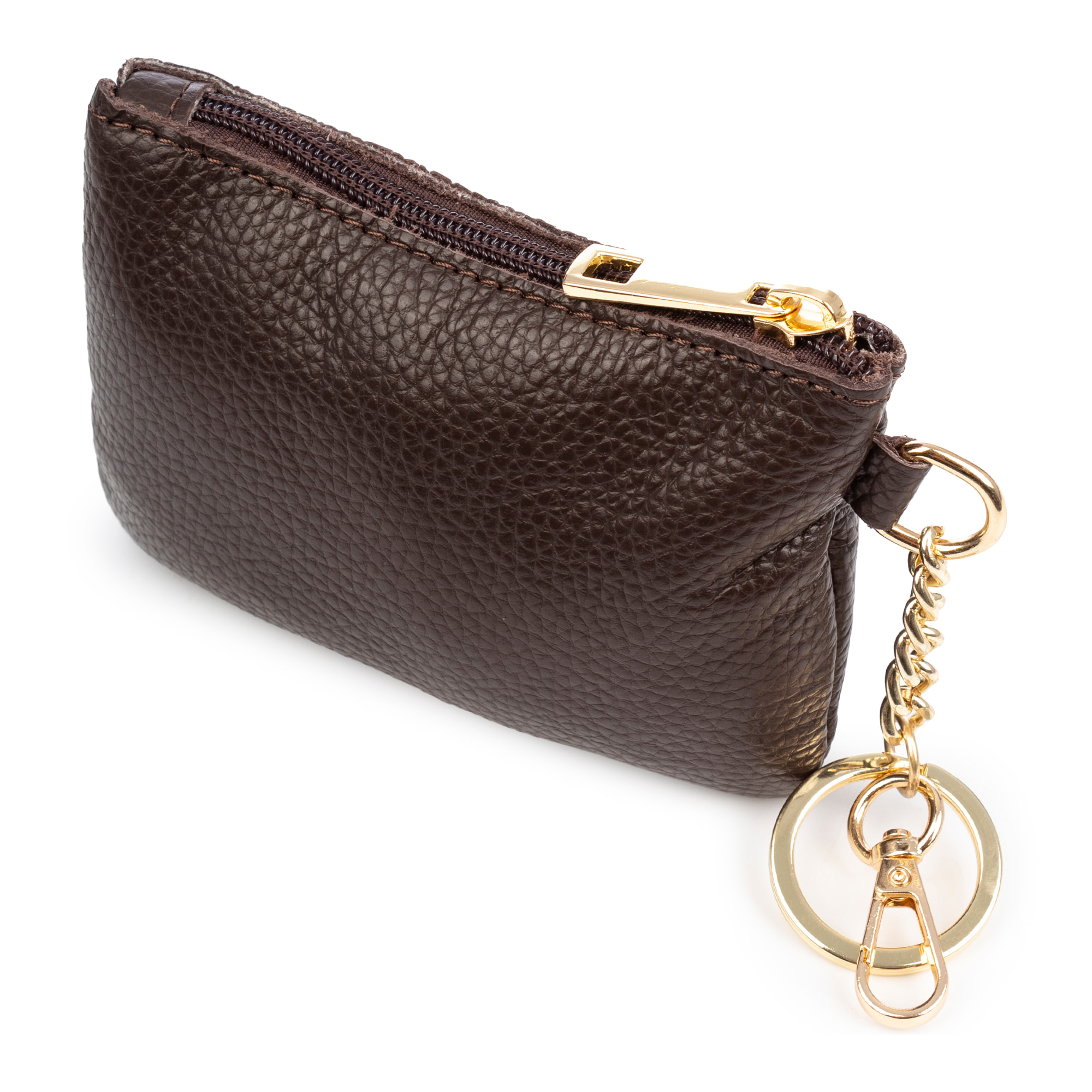 Bellosguardo Monedero Mujer. De piel auténtica acabado Dollaro con detalles metálicos.