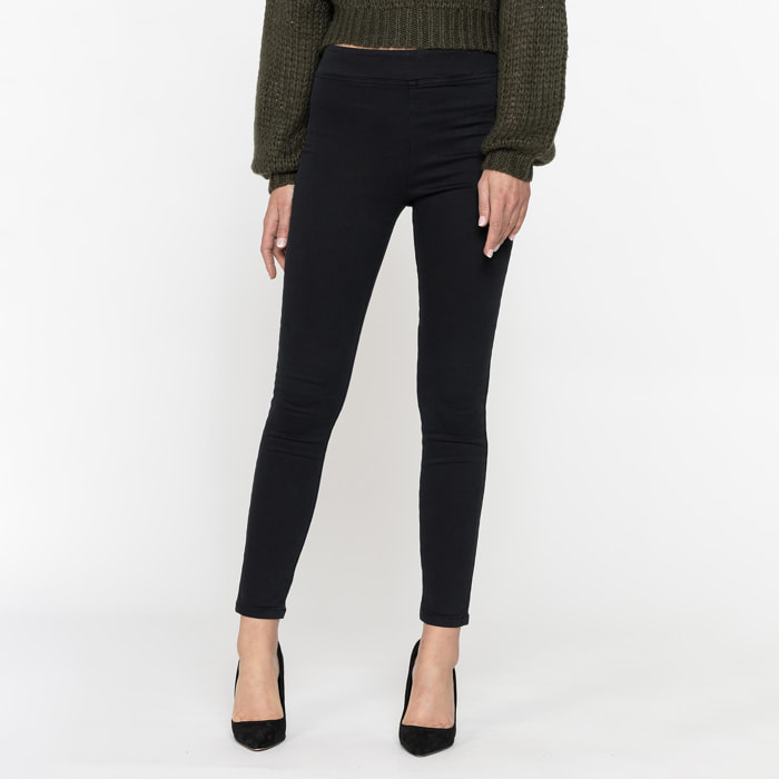 LEGG-JEANS EFFETTO PERFETTO IN GABARDINA SUPER STRETCH 10OZ