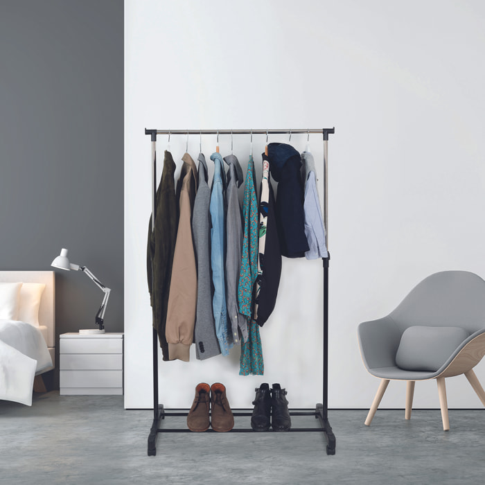 Portant Metal Roulette 80x43x160cm