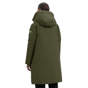 Abrigo para mujer ECOON Bayona Long jacket - Khaki