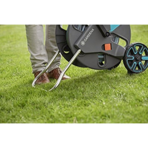 Dévidoir sur roue CleverRoll L Easy équipé, enrouleur de tuyau - 30 m - GARDENA - 18522-26