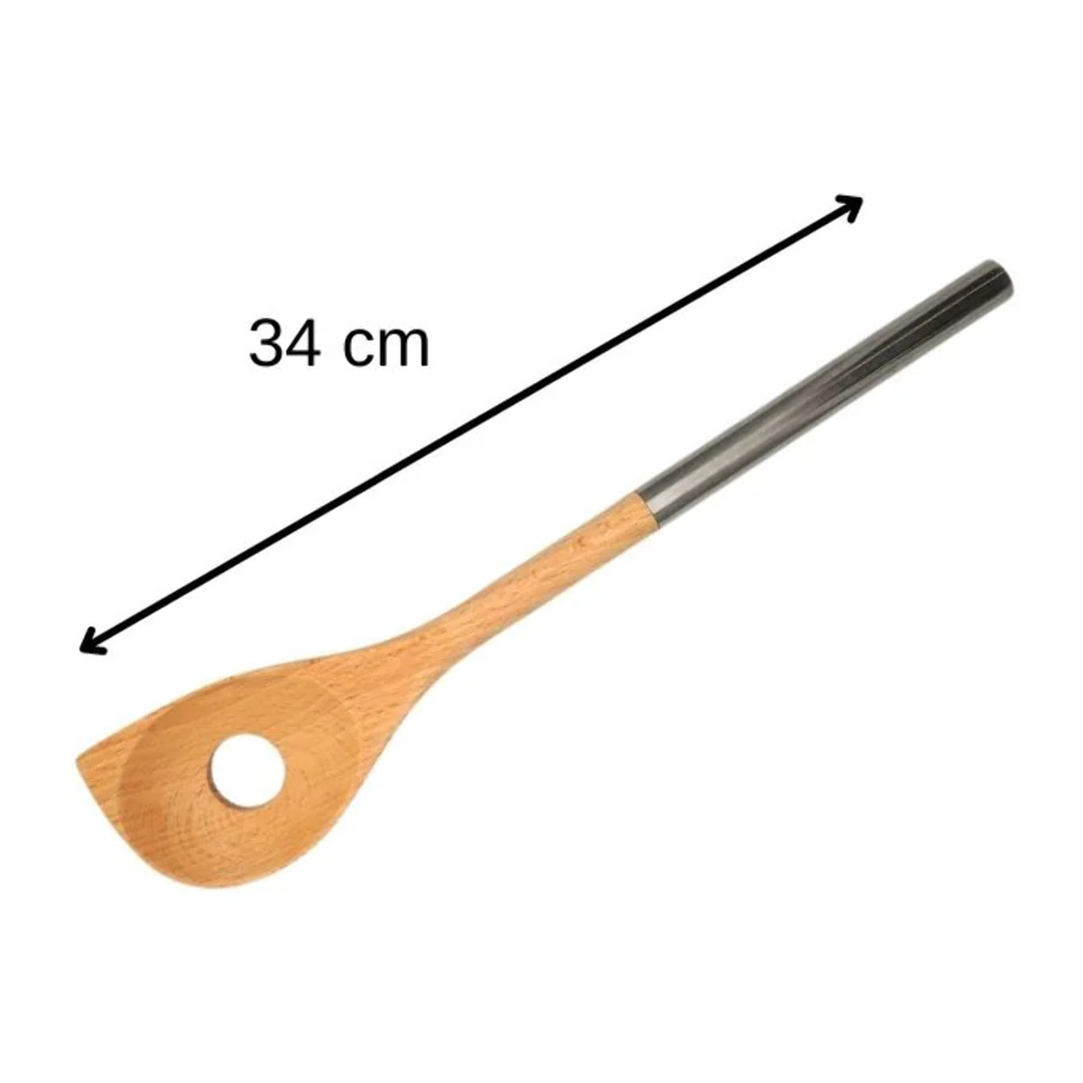 Set de 2 ustensiles de cuisine cuillère en bois Fackelmann Boisselerie