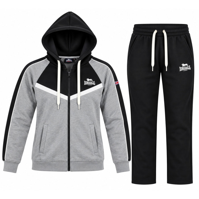 Tuta Uomo LONSDALE Cotone Felpato Zip