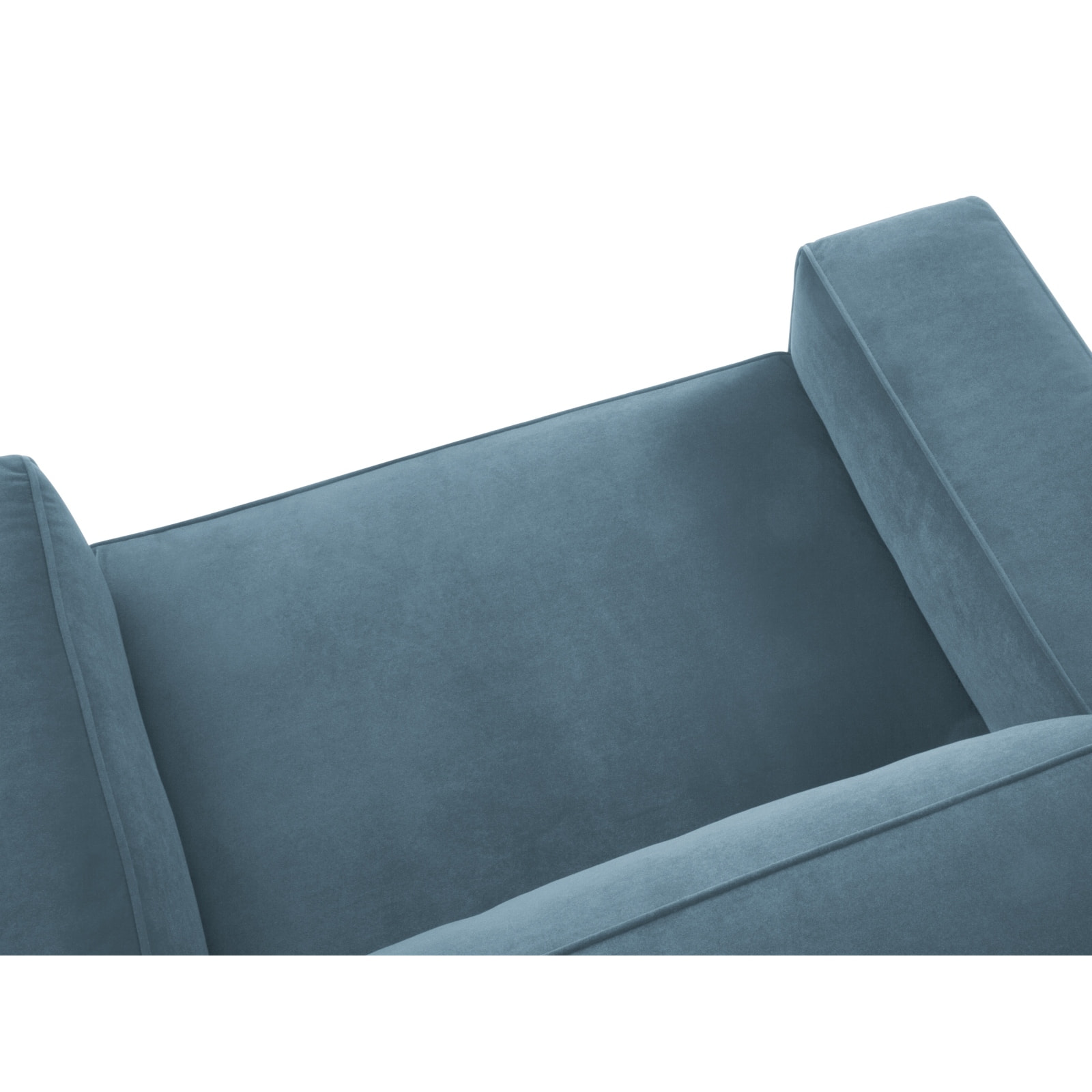 Fauteuil xl "Paradis" en velours bleu