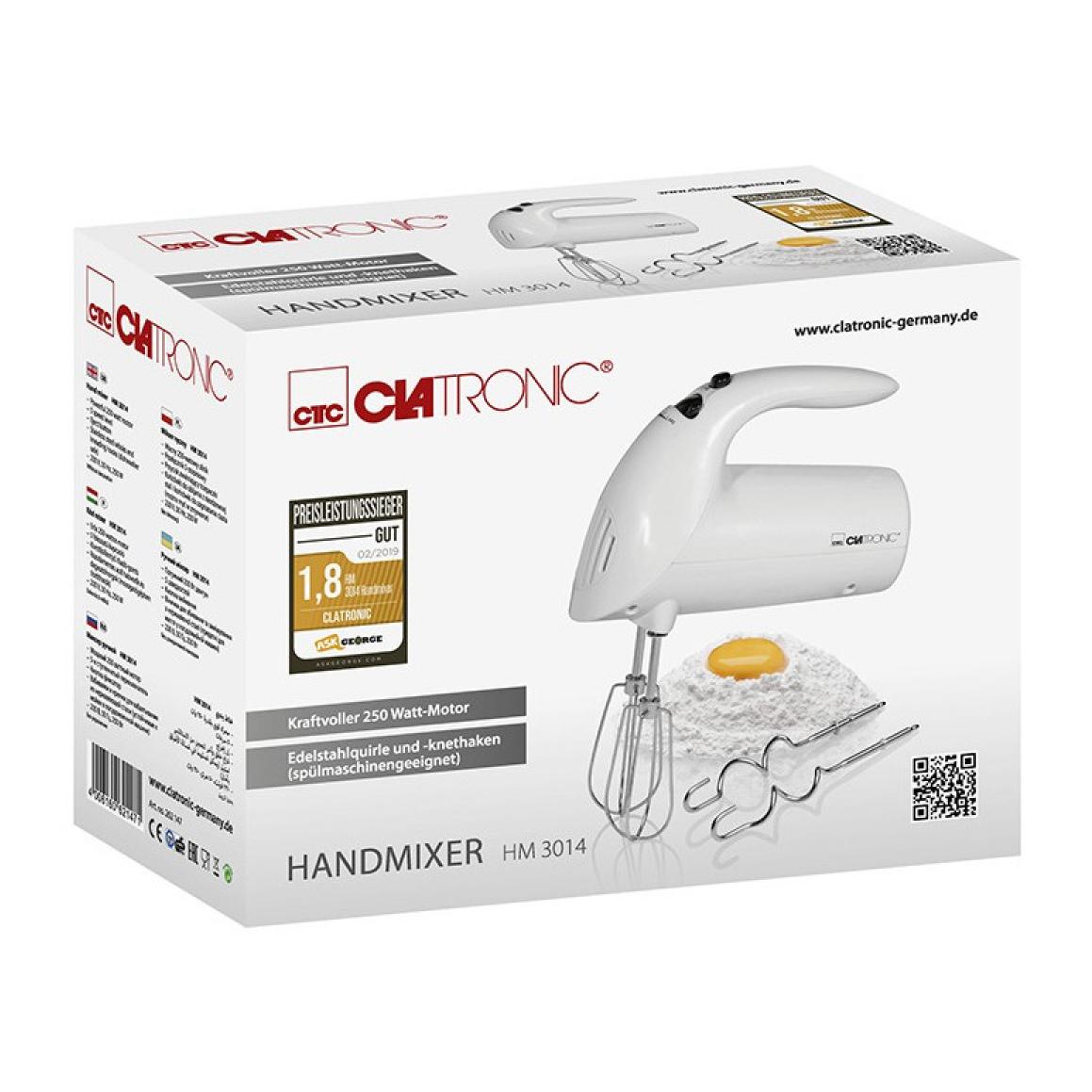 Batteur Clatronic HM 3014 Blanc