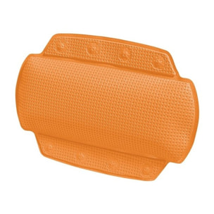 coussin de baignoire PVC ALASKA 32x23cm Orange Spirella