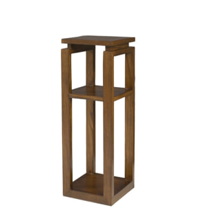 LAUREN - Sellette marron 3 niveaux bois Mindi