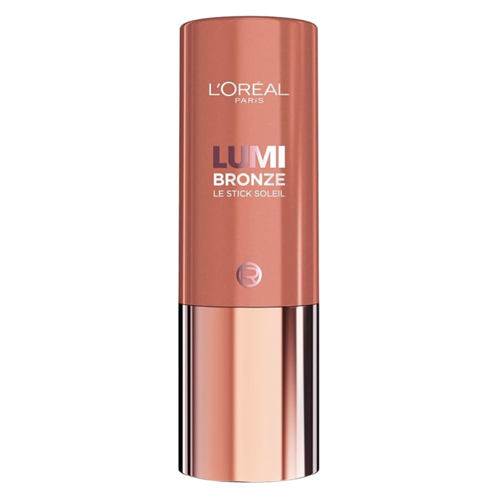Bronzer Viso Multiuso 100 Sunkissed Rosé Lumi Bronze Le Stick Soleil Sfumabile Effetto Baciato dal Sole