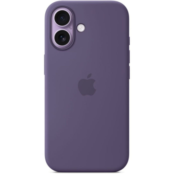 Coque APPLE iPhone 17 MagSafe silicone Brume violet