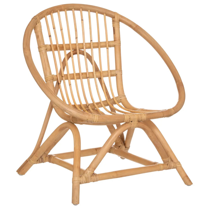 Fauteuil enfant "Léo" rotin