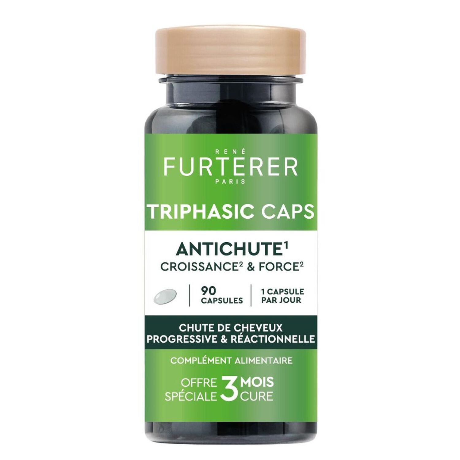 Triphasic Caps - Complément Alimentaire Anti Chute de Cheveux