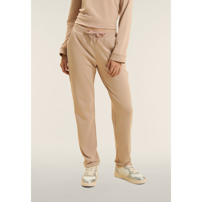 Pantaloni Sportivi con gamba Dritta e strass FREDDY