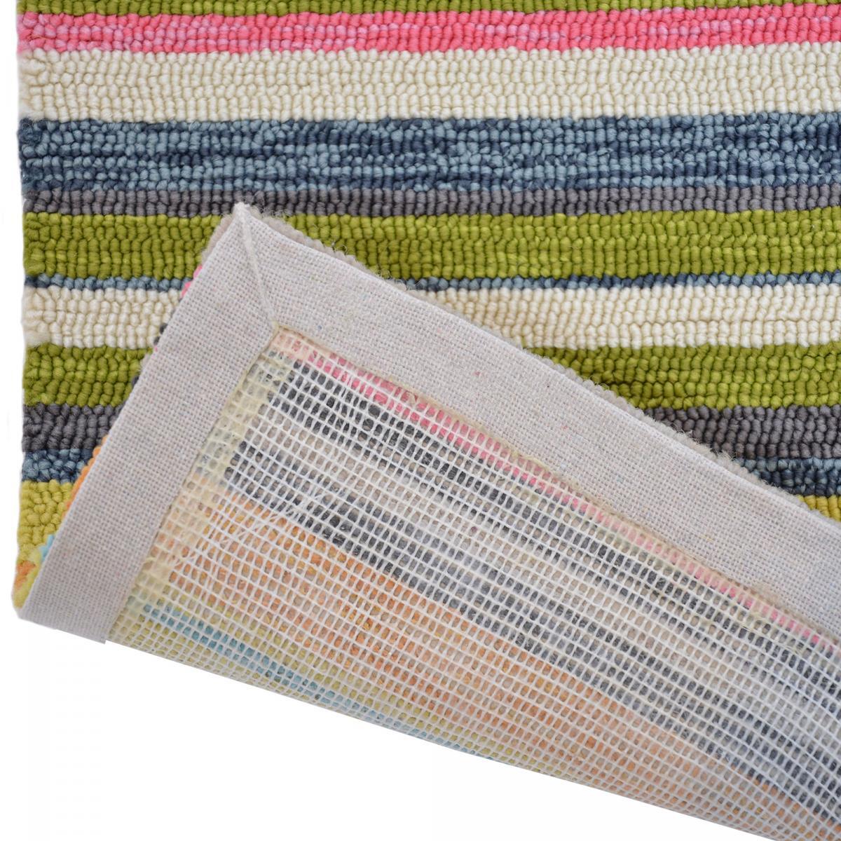 Tapis extérieur tissé kilim rectangle ELXE