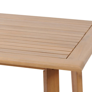 Table haute de jardin "Tiwi" 4 places en acacia