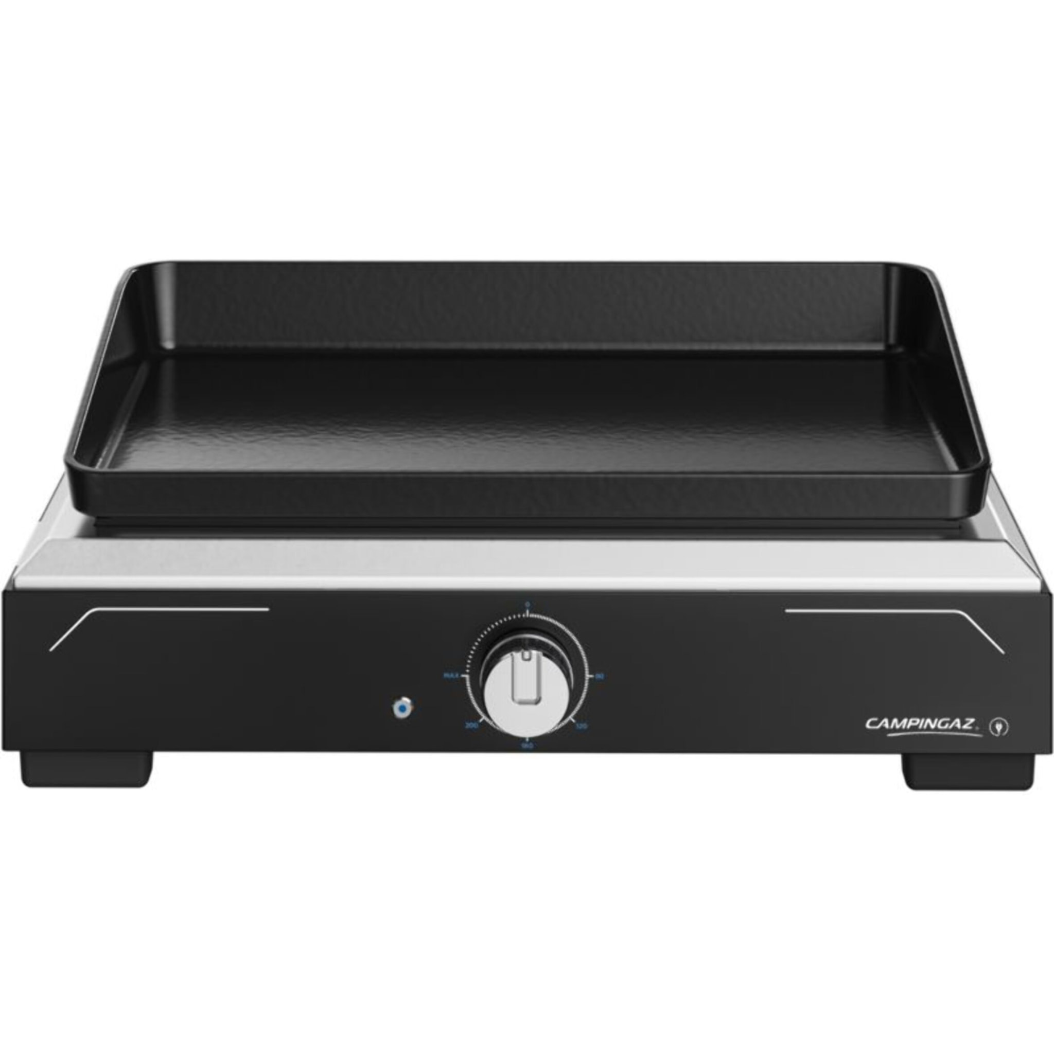 Plancha électrique CAMPINGAZ 1 XD noir inox à poser, 45x30 cm + housse