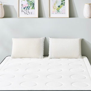 Ensemble Matelas Cristal avec sommier en métal