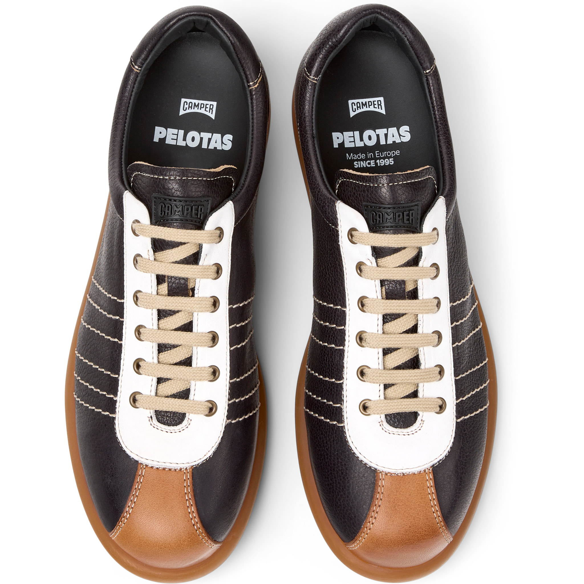 Zapatillas - CAMPER Pelotas Ariel - Negro - Cuero liso