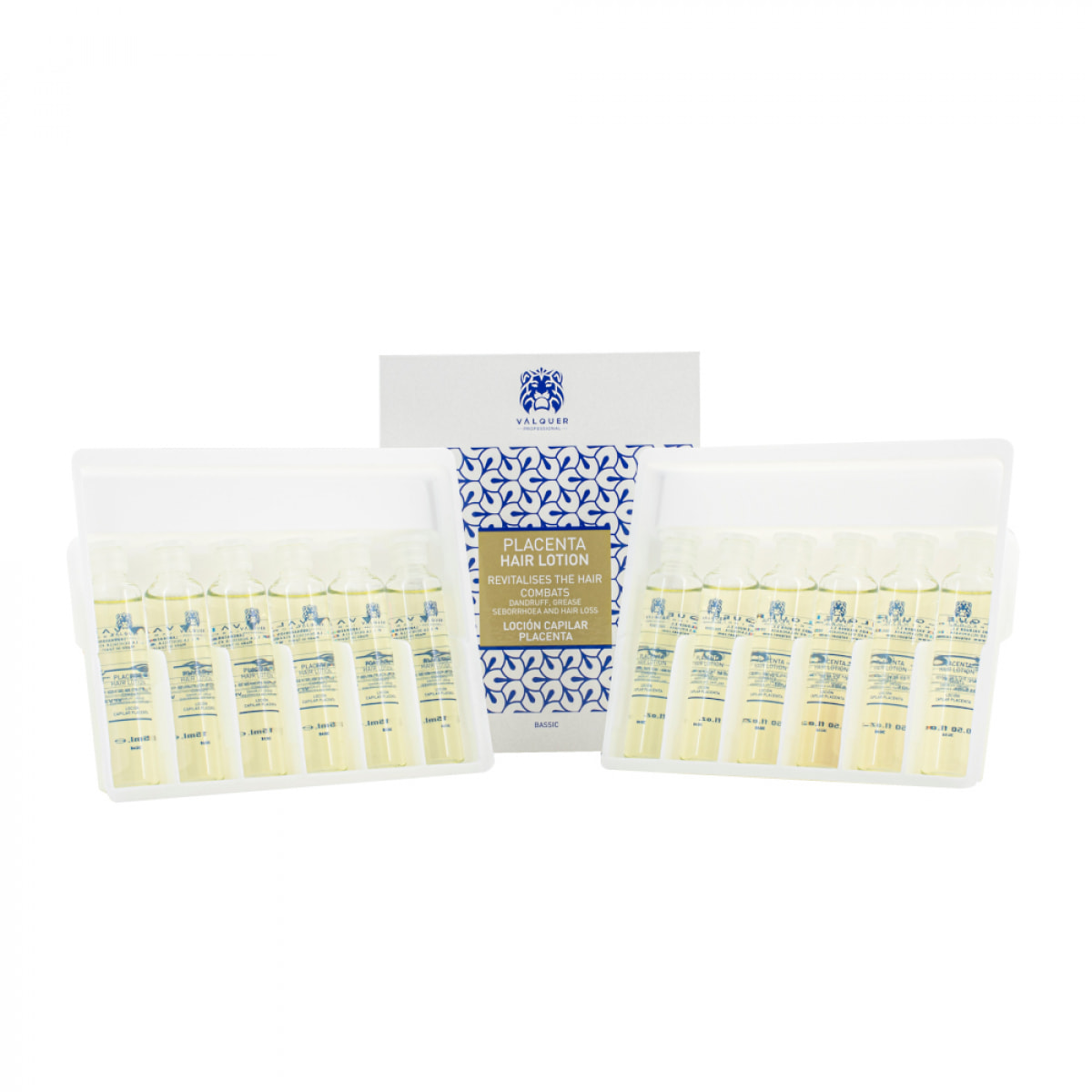 Valquer Loción Capilar de Placenta Vegetal - 12x15 ml