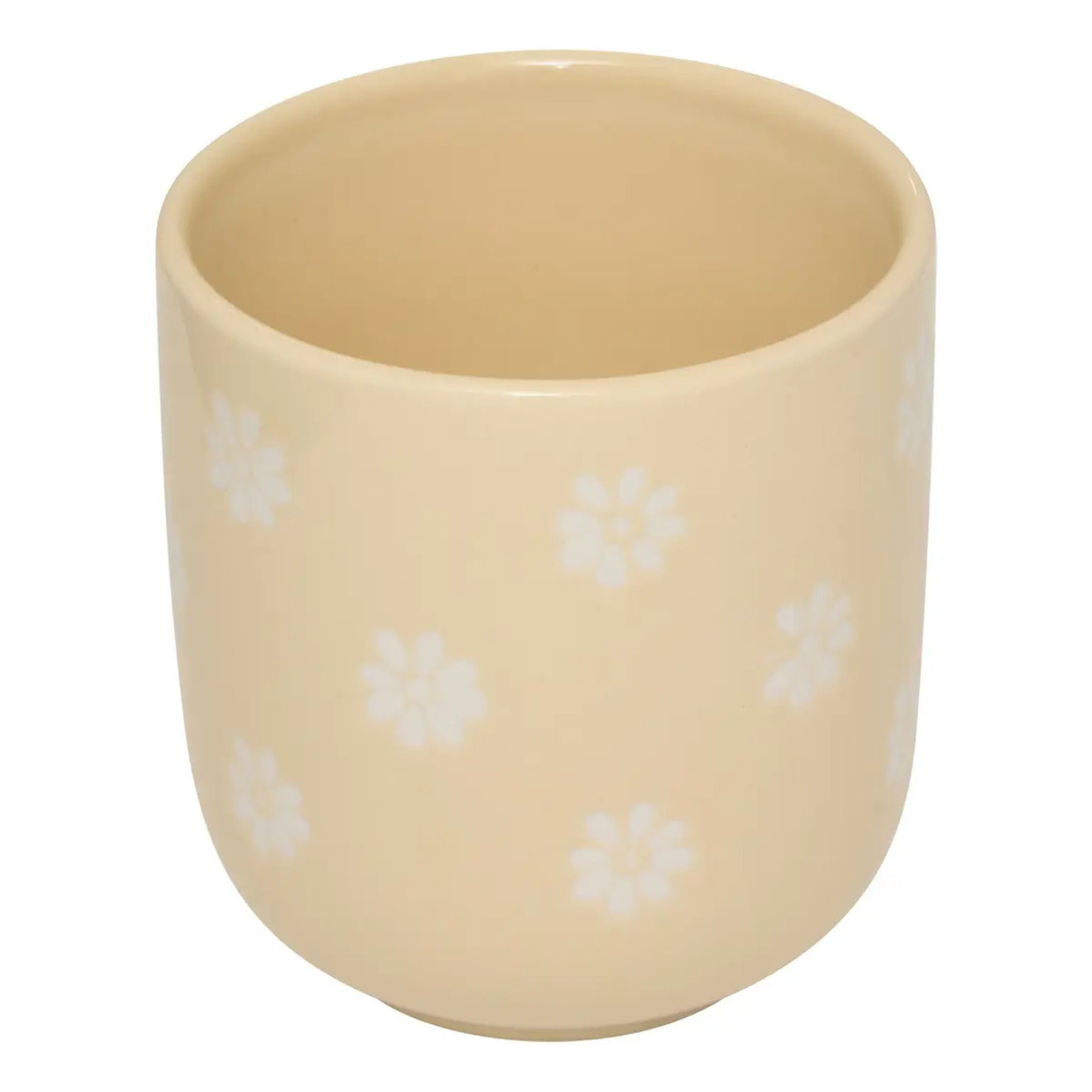 Coffret 4 tasses à café Margot motif fleuri