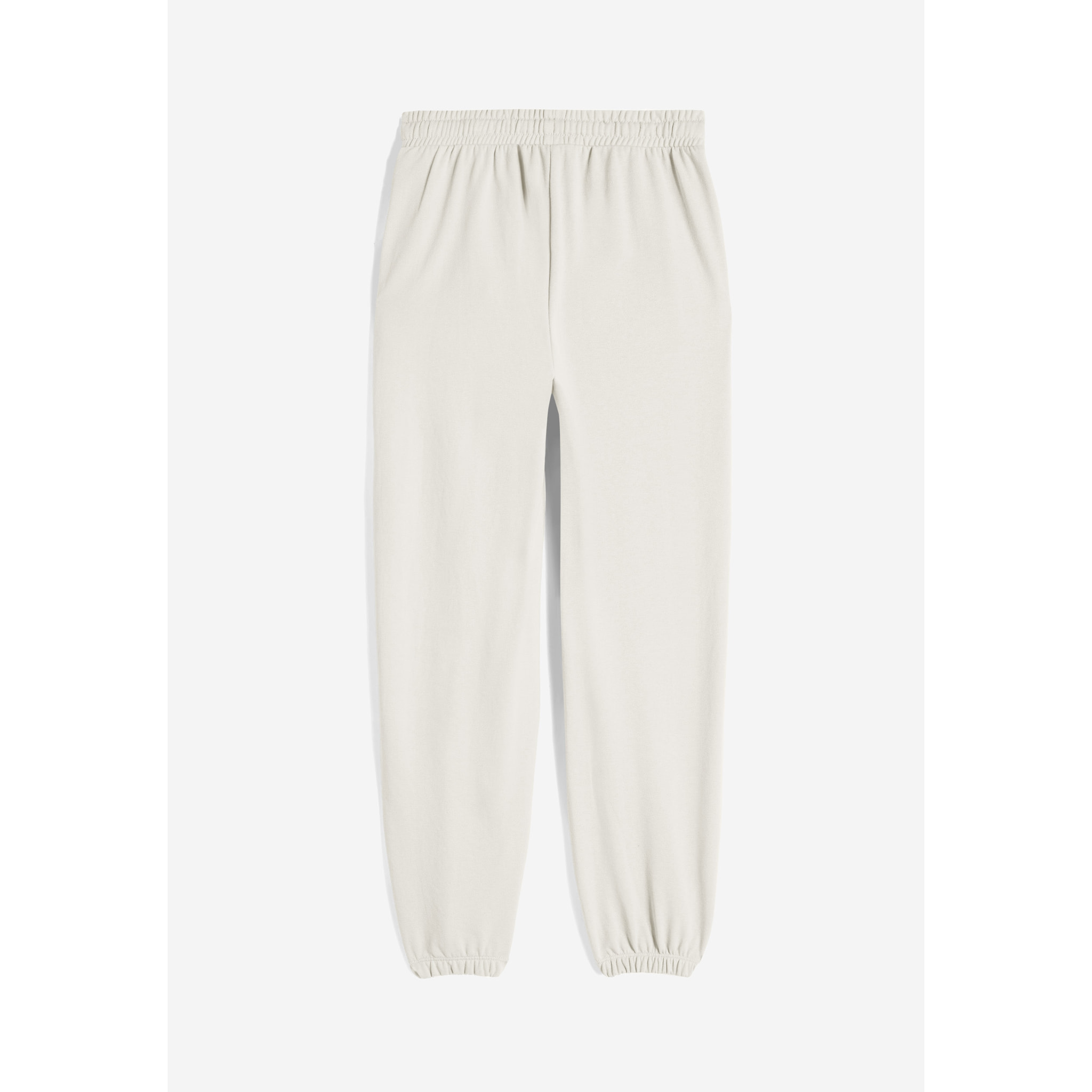 Pantaloni donna in french terry con stampa sul fianco