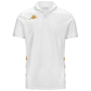 Kappa - Polo Shirts Bambino Bianco - Kappa4Football Gastio