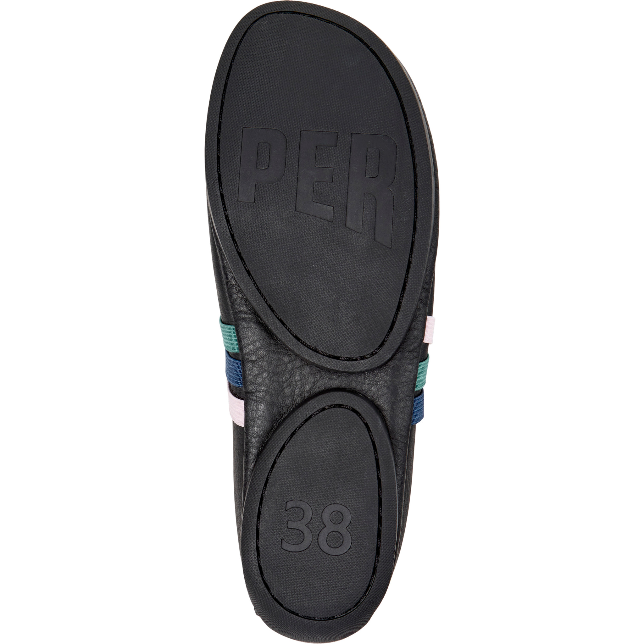 Bailarinas - CAMPER Right Nina Twins - Negro - Cuero liso