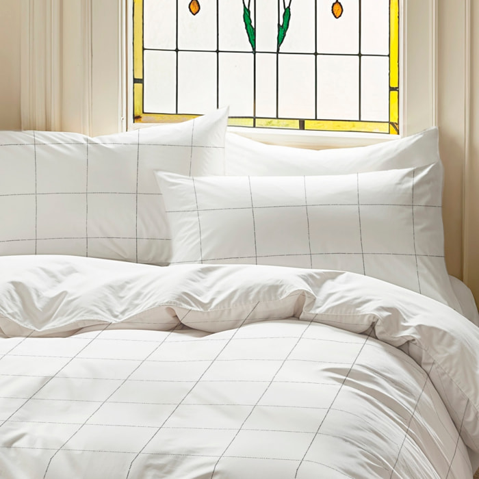 Funda de almohada Amira blanco