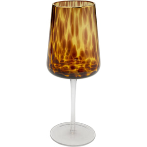 Verres à vin Caramel set de 4 Kare Design