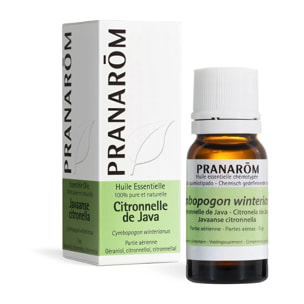 Pranarom - Huile Essentielle de Citronnelle de Java - 10 ml