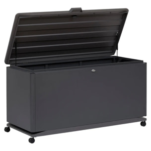 Coffre de rangement 920L Alumia gris graphite en aluminium