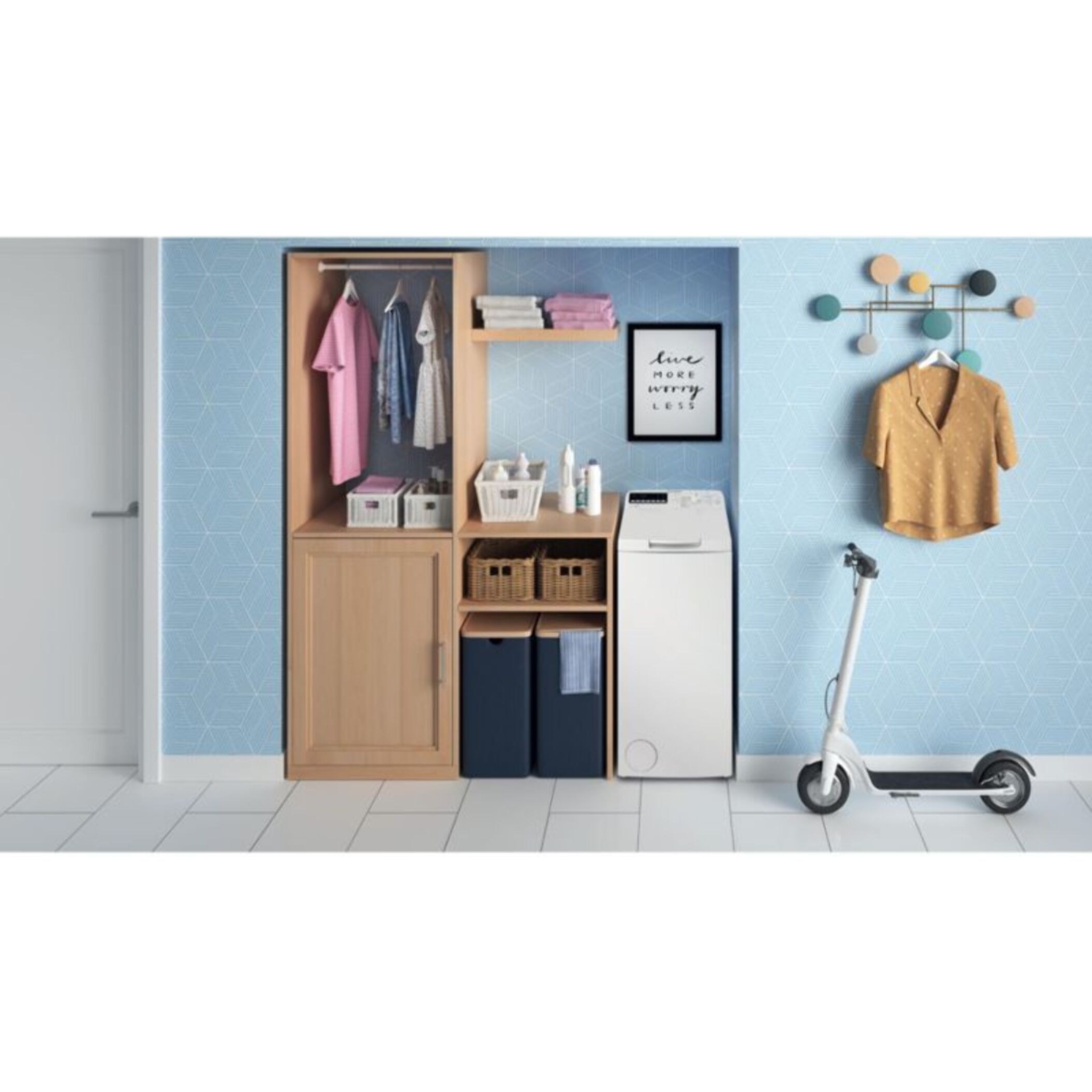 Lave linge top INDESIT BTWB7251FR
