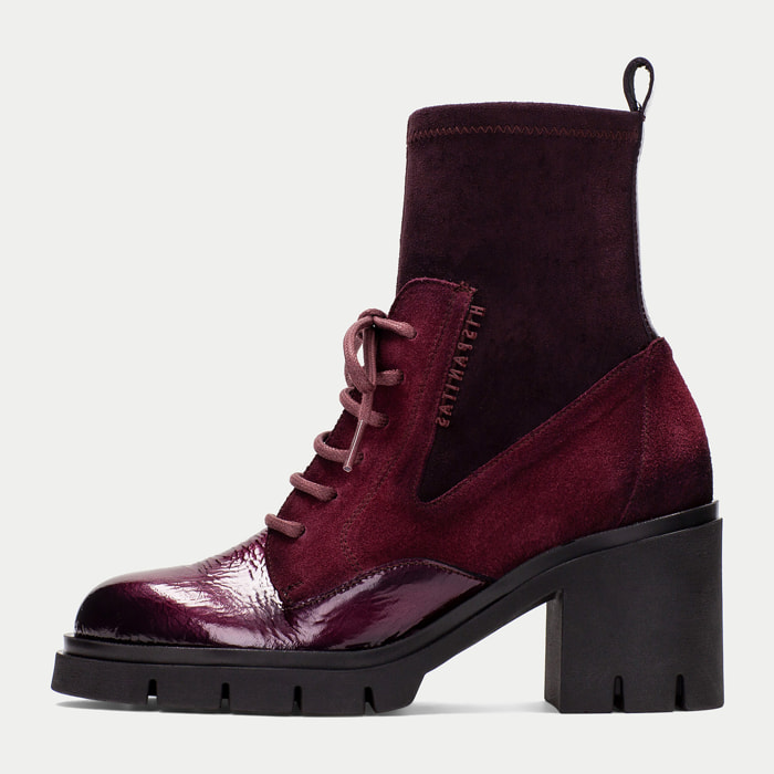 Botin Zurich Vino 7 cm