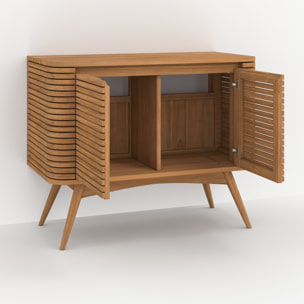 Meuble de salle de bain en bois de teck 100 cm - Auguste