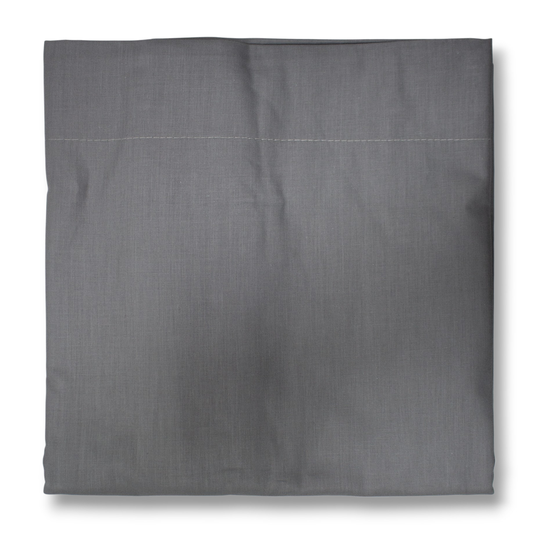 COMPLETO LENZUOLA SINGOLO COL.GRIGIO SCURO 60 FILI TINTA UNITA H.30