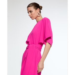 Abito Lungo Fucsia