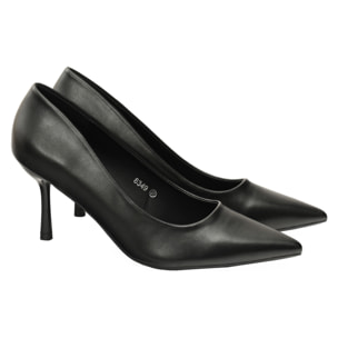 Decolletè in simil pelle