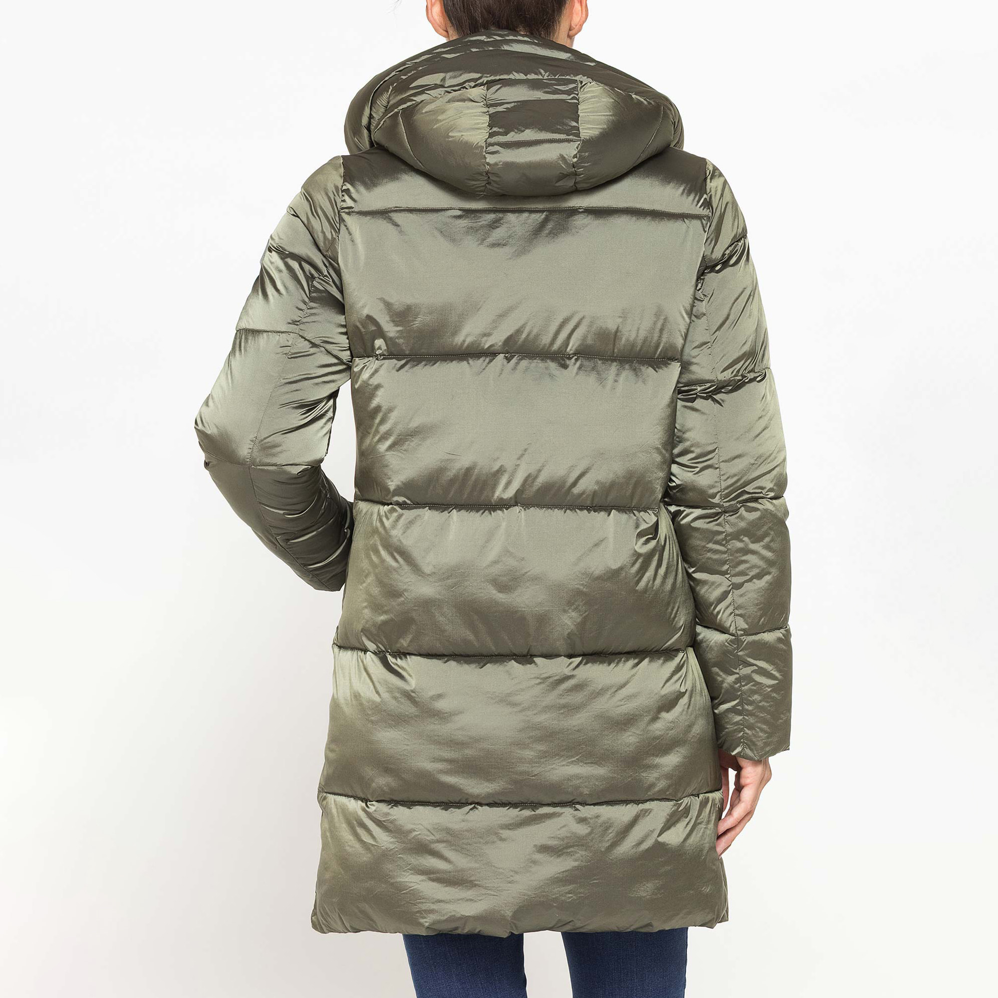 GIACCONE MIDI COMFORT FIT IN TESSUTO SATINATO