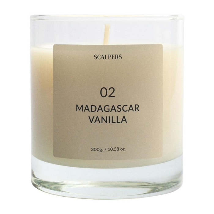 Vela aromática 300gr aroma vainilla de madagascar scalpers